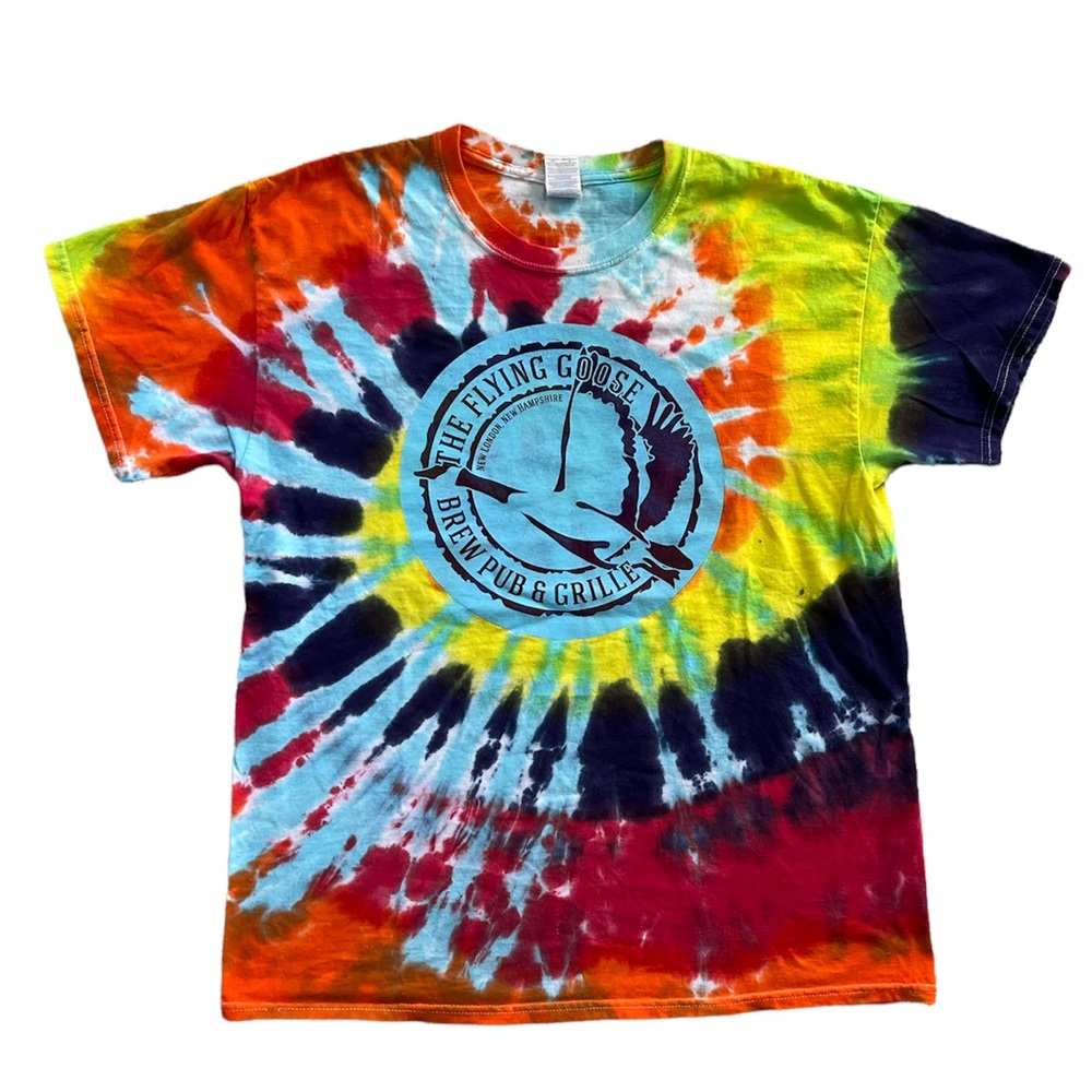 Mens Gildan Tie Dye The Flying Goose T-shirt